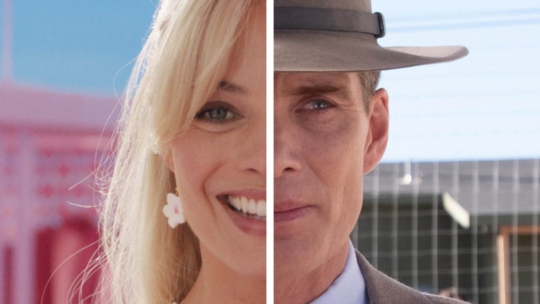 Creditos de la foto: Warner Bros. ("Barbie"); Universal Pictures ("Oppenheimer")