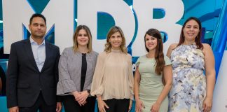 Juan Díaz, Pamela Zorrilla, Ana María Ramos, Jennifer Terrero y Marjorie Yermenos.
