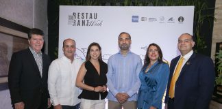 Luis Ros, Frank Rodríguez, Sarah Peña, Omar Cepeda, Lissette Olivares y Darío Núñez