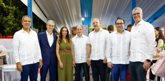 Ricardo De La Rocha, René Grullón, Pilar Haché, Omar Acosta, Ulises Rodríguez, Jorge Hanna y Francisco González
