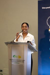 Viageisy Jiménez, primera dominicana en ganar el medio maratón en el año 2023 y que este año debutará por primera vez en la Maratón.