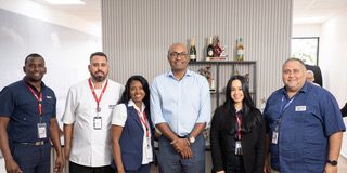 César Reyes, Germain Pérez, Dorca Vázquez, Danilo Rosario, Emely Gómez y Benito Rodríguez.