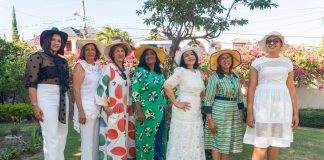 Yimena Díaz, Magaldys Brito, Irina Fernández, Altagracia Moronta, Edda García, Barbara Ortiz y Briggete Valdez.