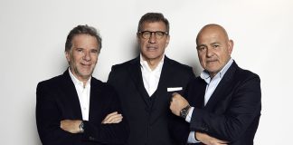 Gustavo Martínez (centro) trabajará junto a Sergio Roitberg, fundador y CEO de Newlink, y Carlos Serante, presidente para España.