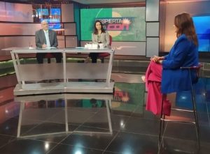 Karina García participa activamenten en entrevistas de medios.