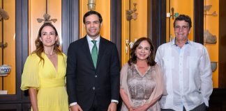 Casa Mella-Russo recibe la visita del Ministro de Cultura y del Cuerpo Diplomático