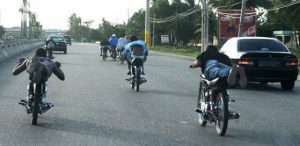 Motoristas malabaristas