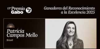 Reconocimiento a la Excelencia del Premio Gabo 2025 para Laura Zommer, Armando.info y Patrícia Campos Mello