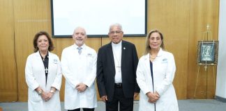 Monseñor Francisco Ozoria visita el Instituto Dermatológico Dominicano y Cirugía de Piel “Dr. Huberto Bogaert Díaz” y destaca su obra humanitaria.
