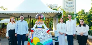 Presentan la cuarta menina dominicana, “Quisqueya La Bella”, en el Parque Mirador Sur.