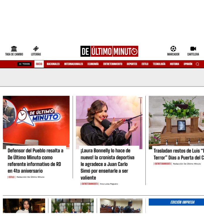 'De Último Minuto' celebra su cuarto aniversario como el medio digital
