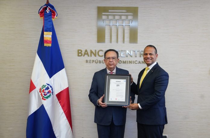 BCRD recibe la certificación ISO 22301:2029 por parte de la Asociación Española de Normalización y Certificación.