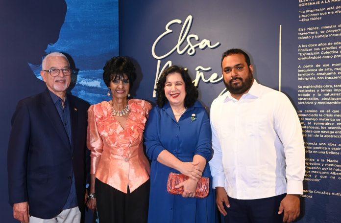 Centro Cultural Banreservas expone 29 obras de “Elsa Núñez.Homenaje a la madre tierra”.