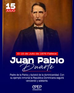 Juan Pablo Uribe llama a recordar a Juan Pablo Duarte como líder del presente