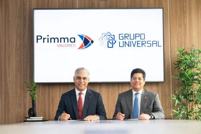 Inversiones Universal se une como nuevo socio estrategico a Primma Valores, puesto de bolsa.