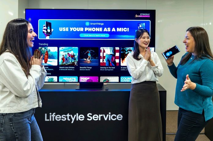 Samsung presenta innovaciones en inteligencia artificial en el 2025 LATAM Visual Display Seminar.