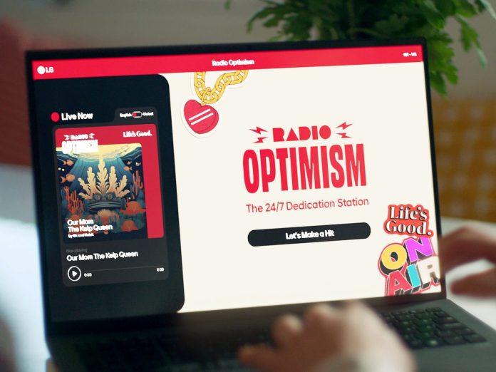 LG Electronics (LG) lanza campaña “Radio Optimism”.