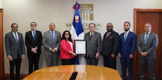 BCRD recibe título de Gestión de Seguridad de la Información bajo la norma ISO 27001:2022
