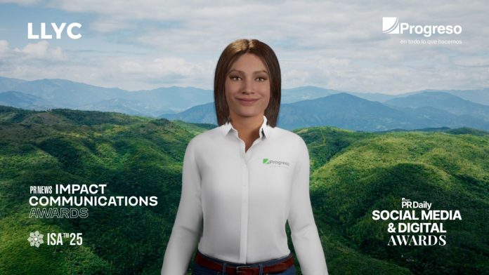Clara, la embajadora digital de Progreso creada por LLYC