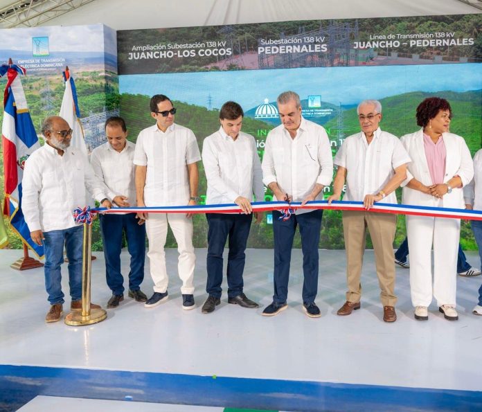 Presidente Abinader encabeza inauguración de infraestructuras eléctricas que conectan a Pedernales al SENI