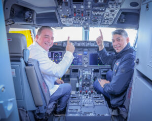 Arajet incorpora su avión número 12 que rinde homenaje a La Caleta