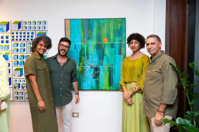 Masiel Gun, Felix Faura, Shadia López y Albeto Vásquez-min Pueblito Caribeño Art District inaugura la colectiva 'Selva Doméstica'
