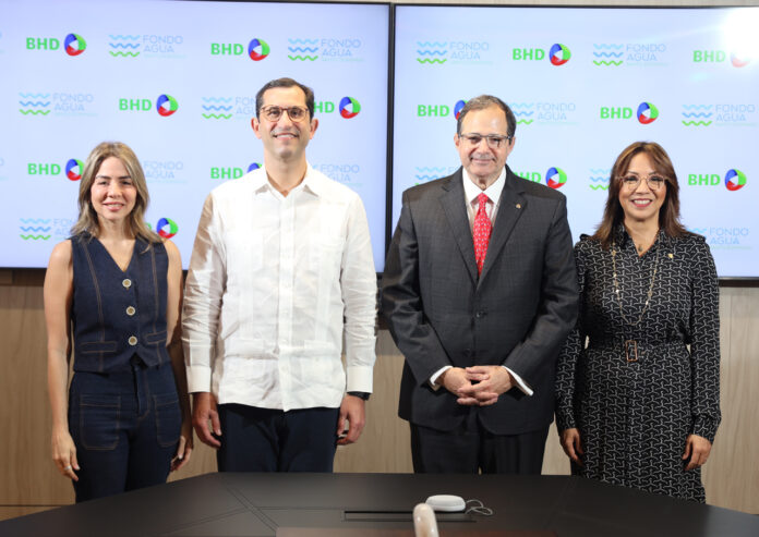 Banco BHD renueva acuerdo de cooperación con Fondo Agua Santo Domingo