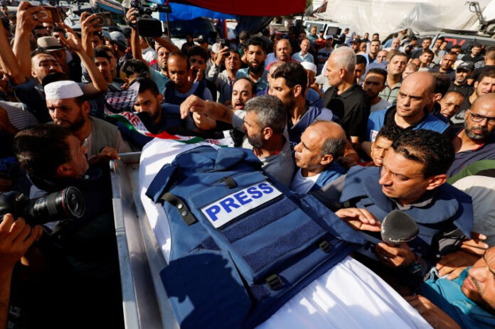 La guerra en Gaza se convierte en la más letal de la historia para los periodistas