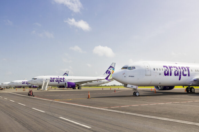 Arajet se posiciona entre las tres aerolíneas líderes de República Dominicana