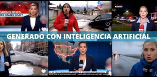 Crean 'periodistas' con IA para desinformar sobre catástrofes que no existen