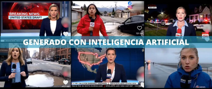 Untitled-1 Crean 'periodistas' con IA para desinformar sobre catástrofes que no existen
