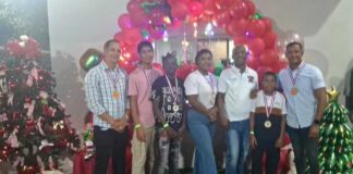Club Virgilio Frías en La Isabelita de SDE celebra encuentro de Navidad.