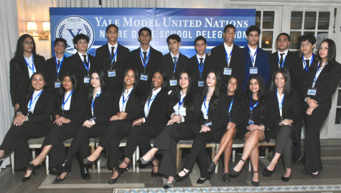 Colegio Notre Dame participará en el 52º aniversario del Modelo de Naciones Unidas de la Universidad de Yale