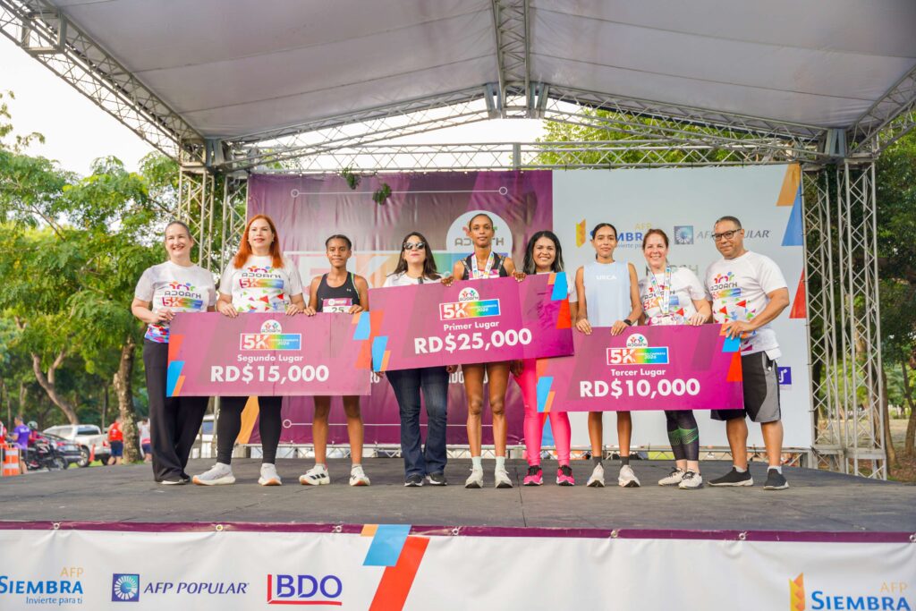 Asociación Dominicana de Administradores de Gestión Humana celebra con éxito la segunda edición de su carrera-caminata 5K