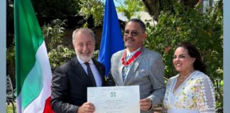 Gobierno de Italia confiere la Orden de la Estrella de Italia al empresario Arquímedes Cabrera