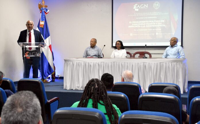 Conferencia analiza el pensamiento político de Juan Pablo Duarte y su vigencia en la historia dominicana