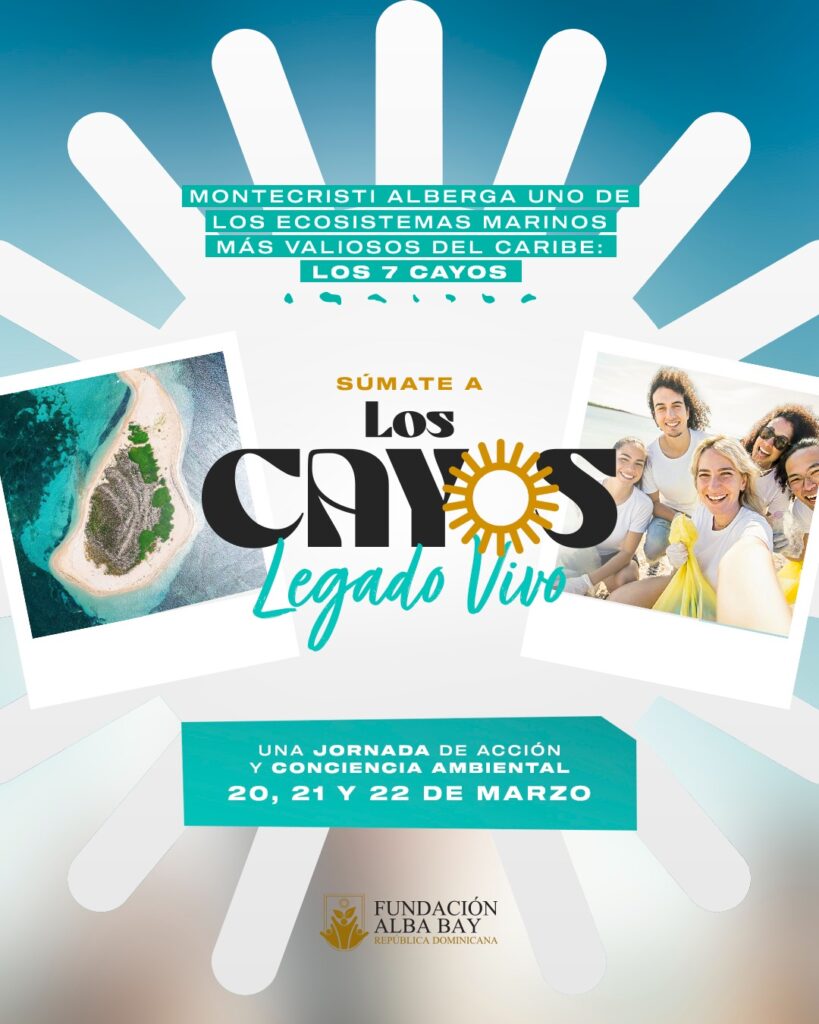 “Cayos: Legado Vivo” es una jornada ambiental para preservar los siete cayos de Montecristi