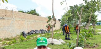 DIGECAC y RD-Vial siembran más de 20 mil plantas ornamentales en la Autopista del Coral y Las Américas
