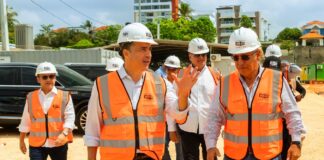 Banco Popular constata avances de City Center en Santo Domingo Este