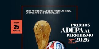 ADEPA premiará la mejor cobertura periodística del Mundial 2026