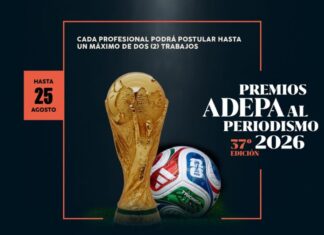ADEPA premiará la mejor cobertura periodística del Mundial 2026