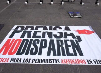 México registra siete periodistas asesinados en siete meses