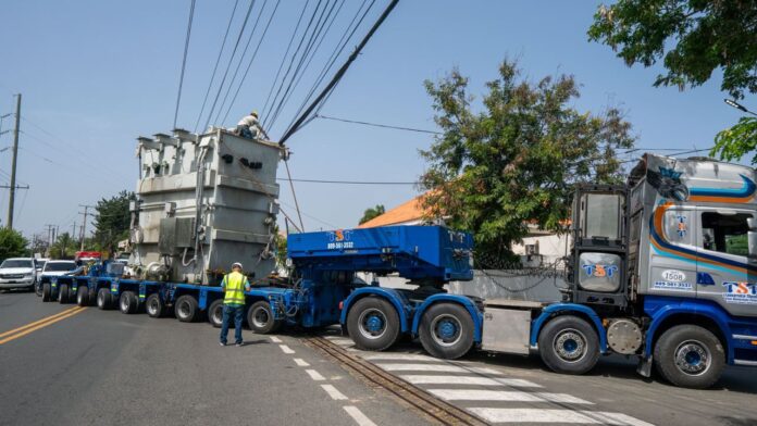 ETED trasladará autotransformador móvil para reforzar el servicio eléctrico en Boca Chica