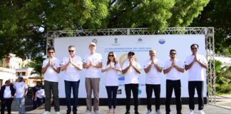 Centenares de personas celebran el Día Internacional del Yoga 2026 en la Plaza España de Santo Domingo
